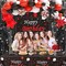 77PCS Red and Black Birthday Decorations for Women Men, Happy Birthday Banner Tablecloth Background Party Supplies, Confetti Star Red Black White Balloons Arch Kit Party Decorations